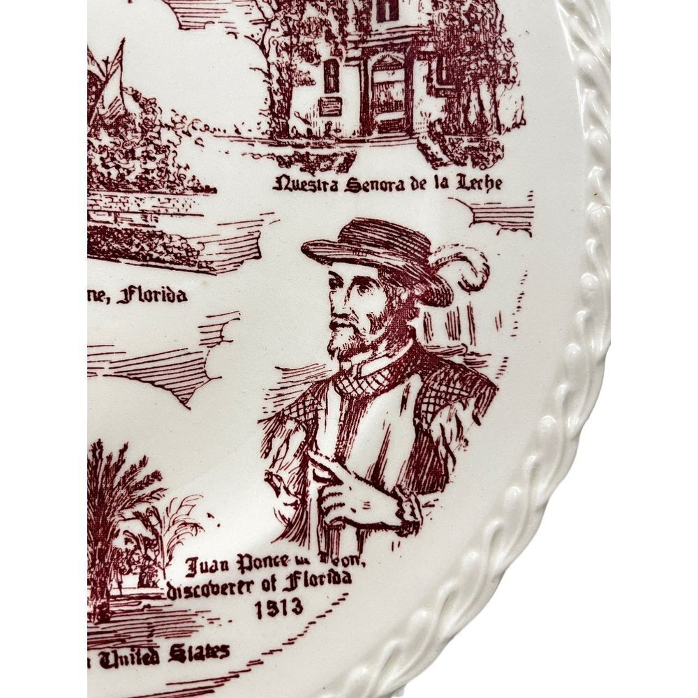Historic Saint Augustine Founded in 1565 Florida Collector Plates - Picture 9 of 9